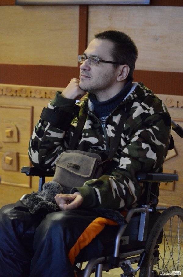 Лучани, які не можуть ходити, висловили свою підтримку пораненим бійцями АТО. ФОТО