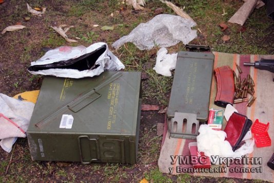 У Ковельському районі вилучено арсенал зброї. ФОТО. ВІДЕО