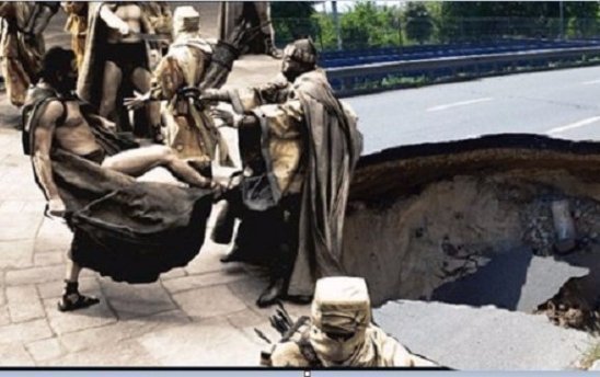 Величезна яма на дорозі у Києві викликала серію фотожаб. ФОТО