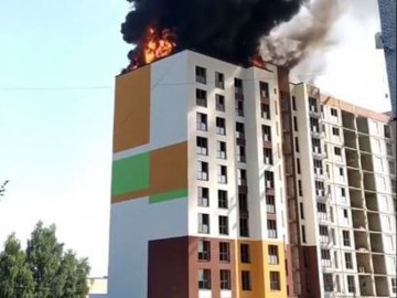 Повідомили, що горіло на даху багатоповерхівки у Ковелі
