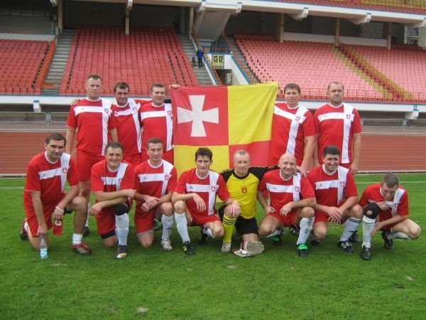 Луцькі ветерани грали футбол із білорусами