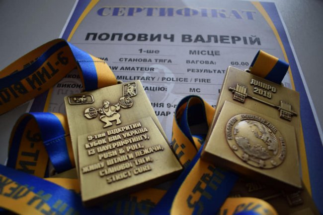 Луцький нацгвардієць – переможець всеукраїнських змагань з пауерліфтингу