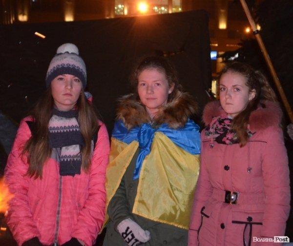 У Луцьку знову запанувала атмосфера Євромайдану. ФОТО