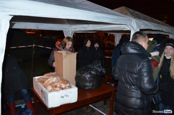 У Луцьку знову запанувала атмосфера Євромайдану. ФОТО