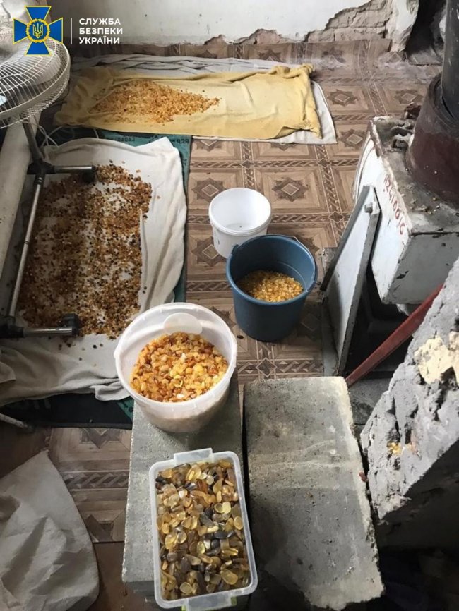 На Рівненщині викрили контрабанду бурштину на 4 мільйони гривень. ФОТО