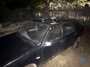 У місті на Волині вночі горів автомобіль. ФОТО