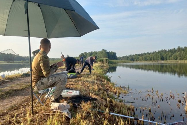 Найбільший улов - 1710 грамів: на Волині влаштували риболовний турнір серед захисників