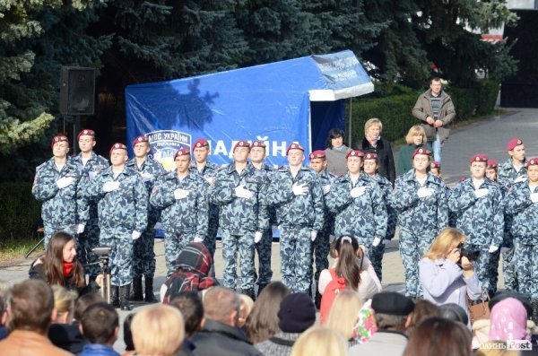 Майбутніх правоохоронців посвятили в ліцеїсти. ФОТО
