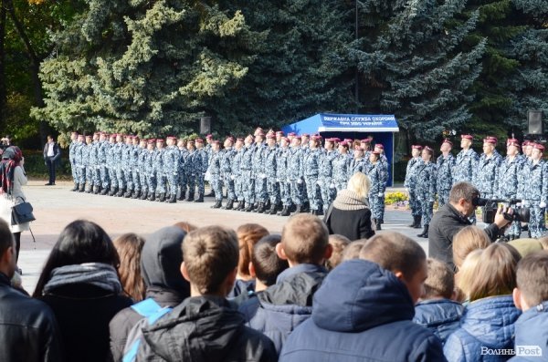 Майбутніх правоохоронців посвятили в ліцеїсти. ФОТО