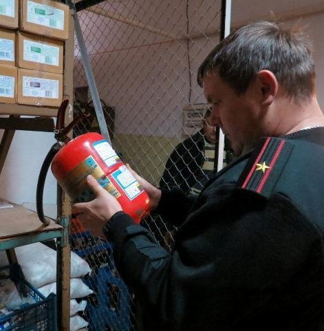 У ковельському супермаркеті провели навчання з пожежної безпеки 