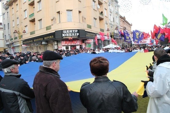 «Вставай, Україно!» в Івано-Франківську. ФОТО. ВІДЕО