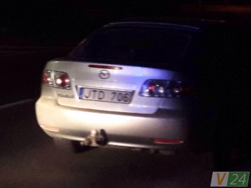 У Луцьку «зловили» водія на Mazda, який ганяв містом