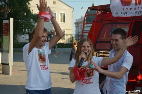 Як лучани святкували перемогу в туристичному конкурсі. ФОТО