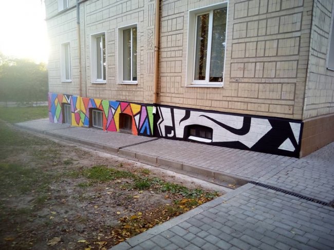 У Володимирі діти розмалювали художню школу. ФОТО