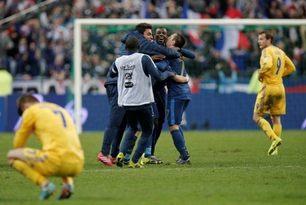 Гравці збірної після фінального свистка. ФОТО