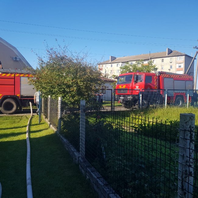 На Волині горіла літня кухня