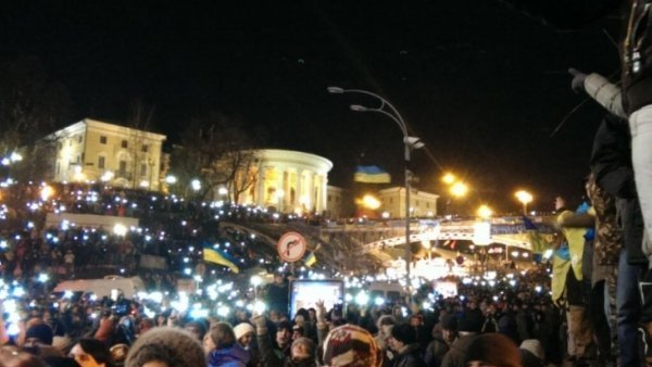 «Океан Ельзи» у золотому складі виступив на Євромайдані. ФОТО. ВІДЕО