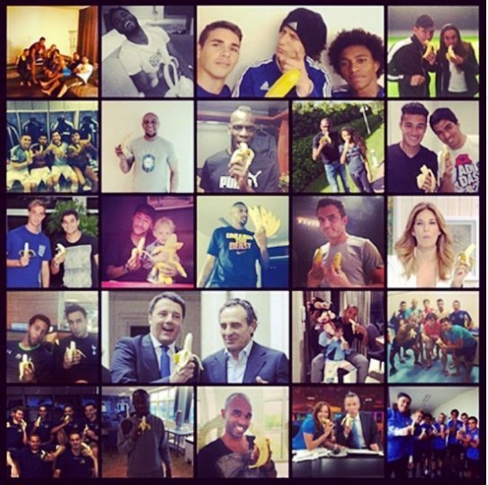 Протест у мережі: банани проти расизму. ФОТО