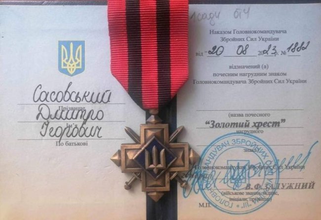 Залужний нагородив волинянина, який повернувся з-за кордону і вступив до ЗСУ