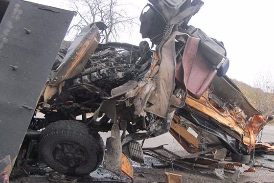 Подробиці страшної ДТП з військовими на Луганщині. ФОТО