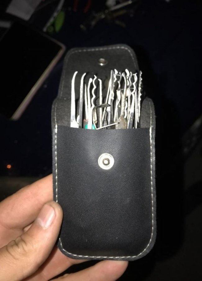 У Вінниці затримали волинянина «під кайфом» зі зброєю та наркотиками в авто. ФОТО