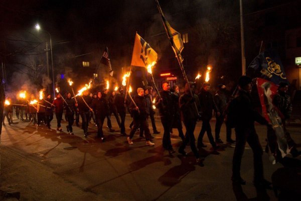 Ковелем пройшли маршем бандерівці