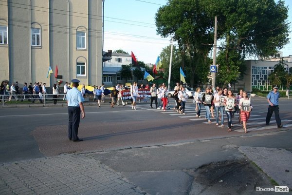 У Луцьку пройшов Марш пам'яті Героїв. ФОТО