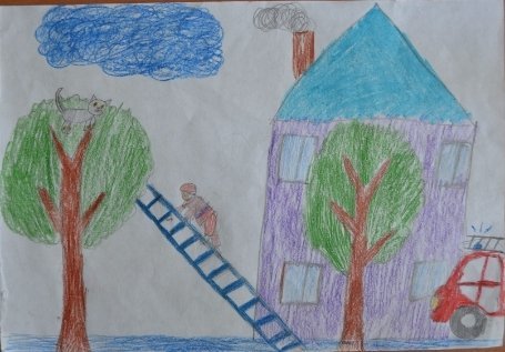 Маленькі волиняни малювали рятувальників. ФОТО