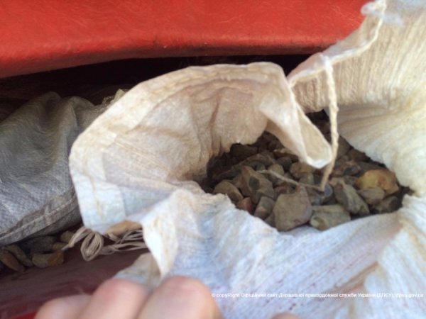 На «Ягодині» затримали 100 кілограмів бурштину. ФОТО