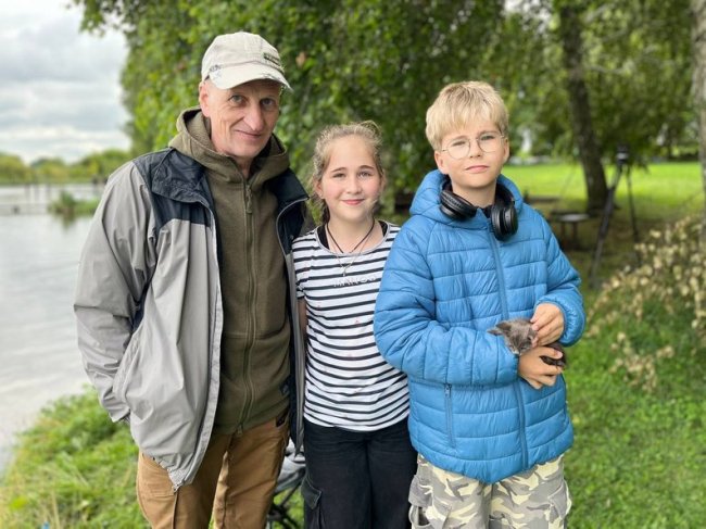 Біля Луцька ветерани війни та військовослужбовці змагалися у риболовлі. ВІДЕО