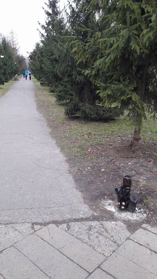 У Луцьку вдруге поглумились над дороговказом до зоопарку