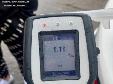 Drager показав максимум: у Луцьку затримали п'яного 23-річного водія Chevrolet Camaro