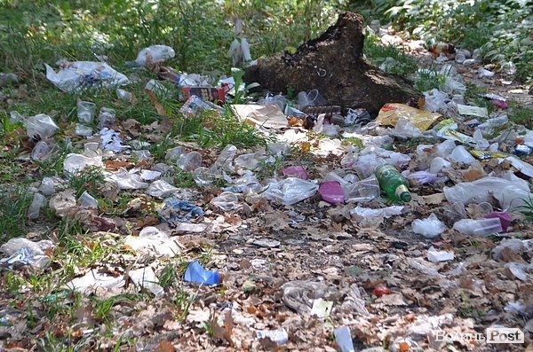 Луцький парк перетворився на смітник, бо нікому доглядати. ФОТО