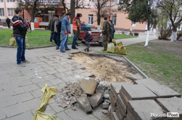 У Луцьку почали ремонт приміщення міліції. ФОТО