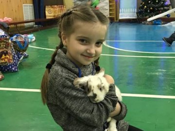 До діток загиблих атовців завітали звірята з луцького зоопарку. ФОТО