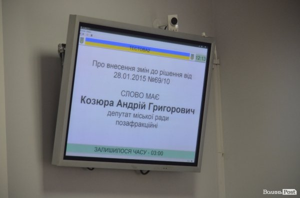 Луцькі школярі «одягли шкуру» депутатів. ФОТО 