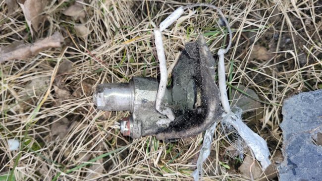 Уламки збитої ракети впали на багатоповерхівку на Харківщині