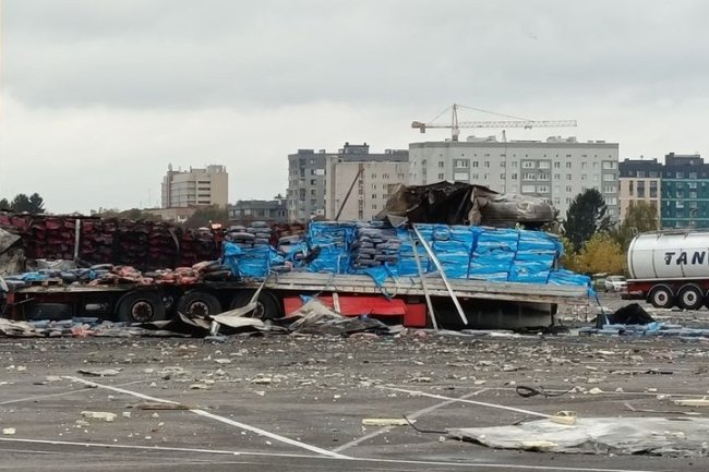 Луцьк після атаки: що розповіли водії згорілих на автостоянці вантажівок. ВІДЕО