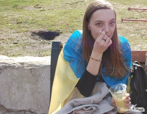 У Луцьку студенти годували кулішем. ФОТО