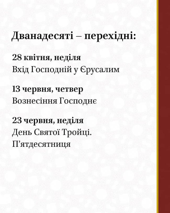 Від завтра Православна церква України переходить на новоюліанський календар