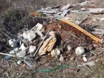 Під Луцьком сміття тракторами звозять до заплави річки Стир. ВІДЕО