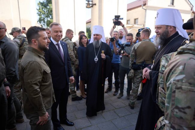 Зеленський та Дуда зустрілися в Луцьку. ФОТО