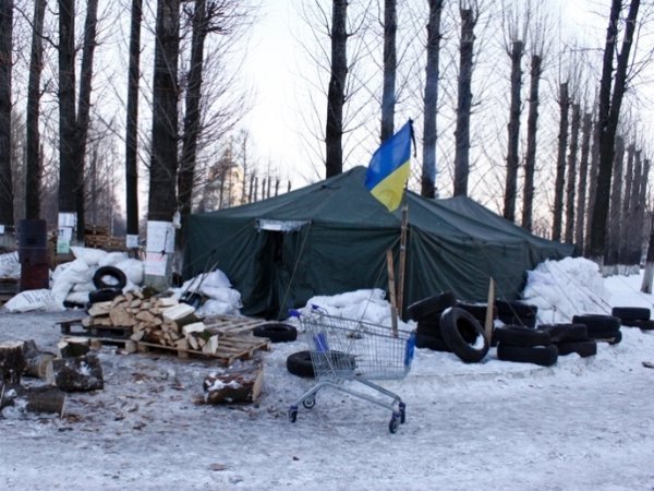 Блокування ВВшників у Львові. ФОТО