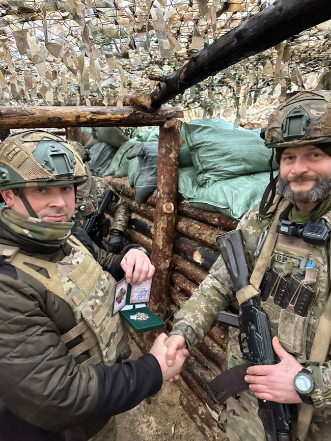 Волинські тероборонівці отримали нагороди на фронті. ФОТО