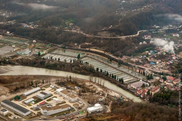 Олімпійські об'єкти в Сочі з висоти пташиного польоту. ФОТО