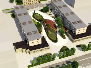 Архітектори показали, яким буде «Трояндовий сквер» у Луцьку