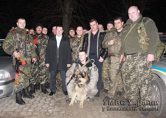 Волинські даївці повернулись із зони АТО. ФОТО