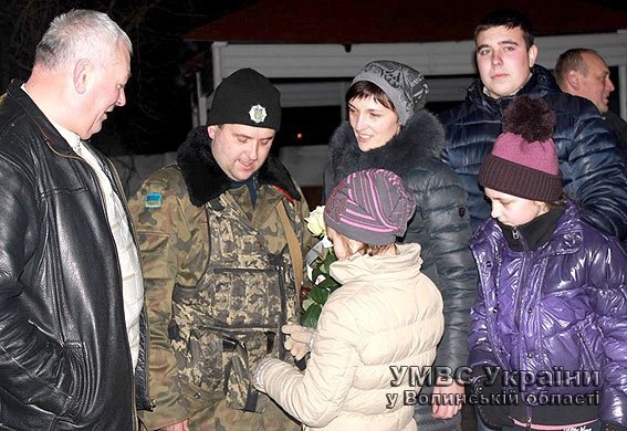 Волинські даївці повернулись із зони АТО. ФОТО