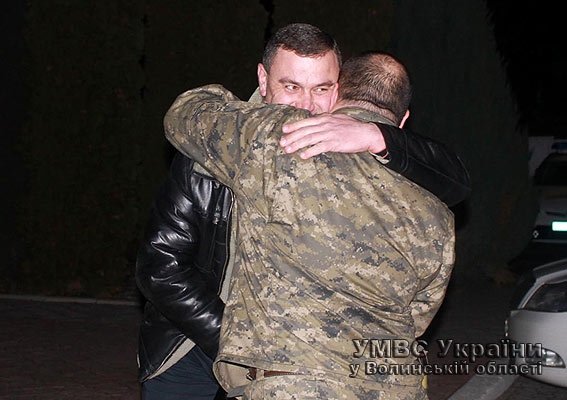 Волинські даївці повернулись із зони АТО. ФОТО