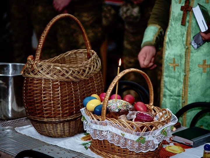 Як волинські гвардійці освячували великодні кошики. ФОТО